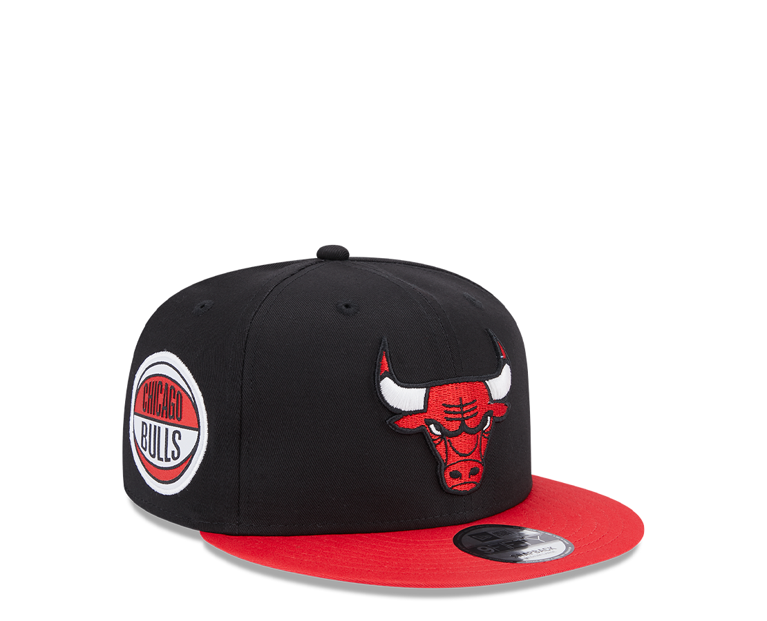 New Era Chicago Bulls Team Side Patch Black 9FIFTY Snapback PR/VM - 60364385E-270
